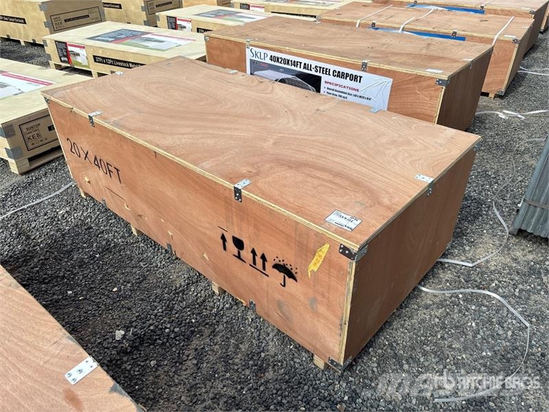 SKLP SK-SC40 20 ft x 40 ft Carport (Unused) Stahlrahmenaufbauten