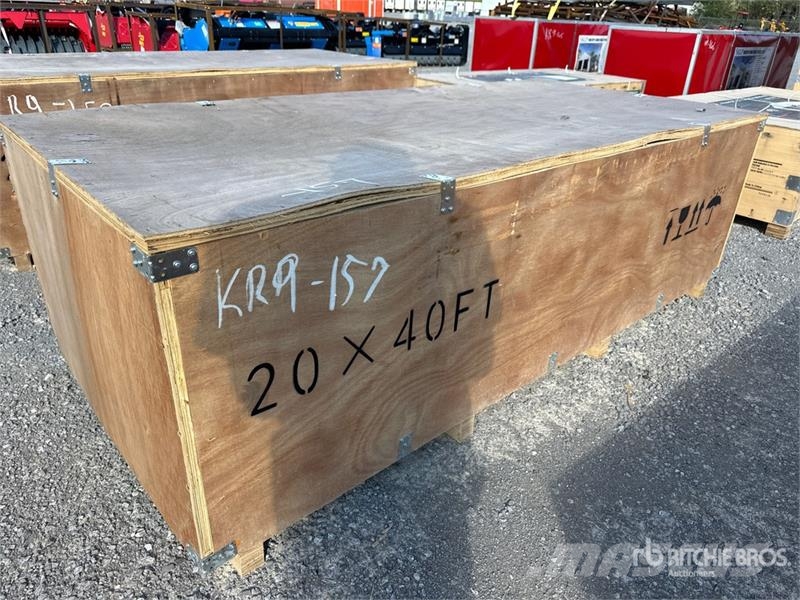 SKLP SK-SC40 20 ft x 40 ft All-Steel Carport (Unus Stålrammmer