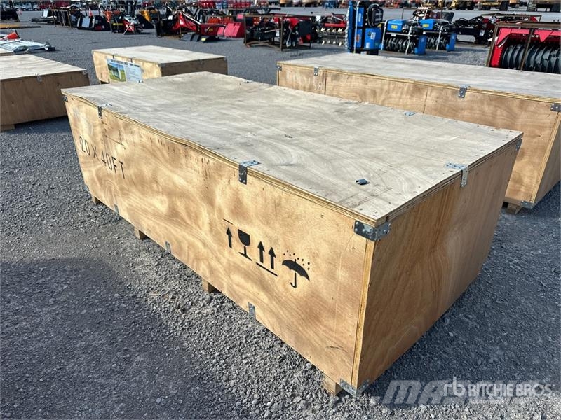 SKLP SK-SC40 20 ft x 40 ft All-Steel Carport (Unus Stålrammmer