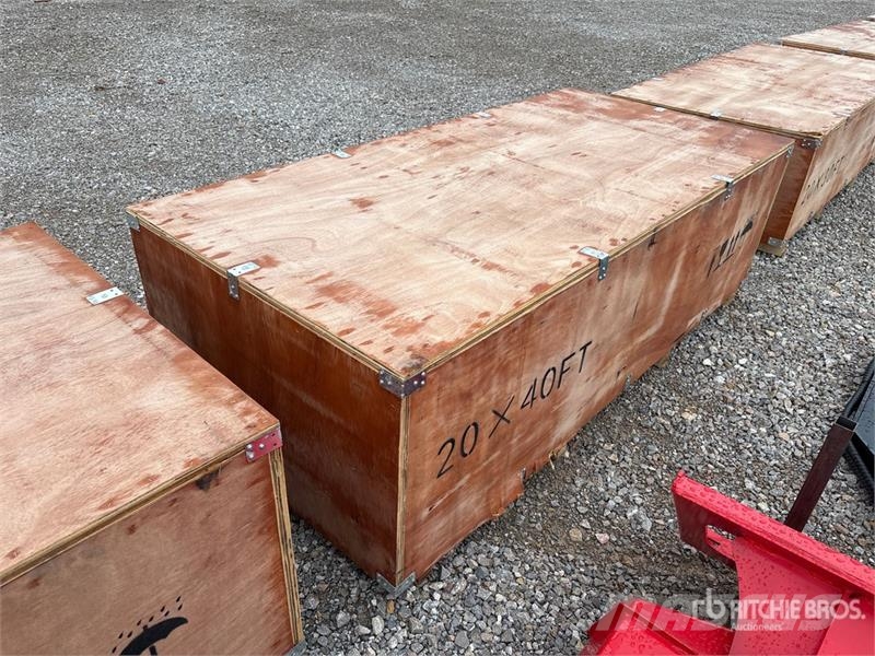  SKLP SK-SC40 20 ft x 40 ft 40 Ft x 20 Ft Carport ( Tērauda karkasa ēkas