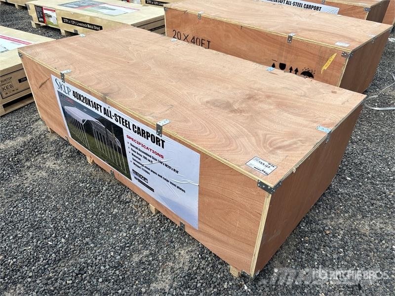 SKLP SK-SC40 20 ft x 40 ft Carport (Unused) Jeklene gradbene konstrukcije