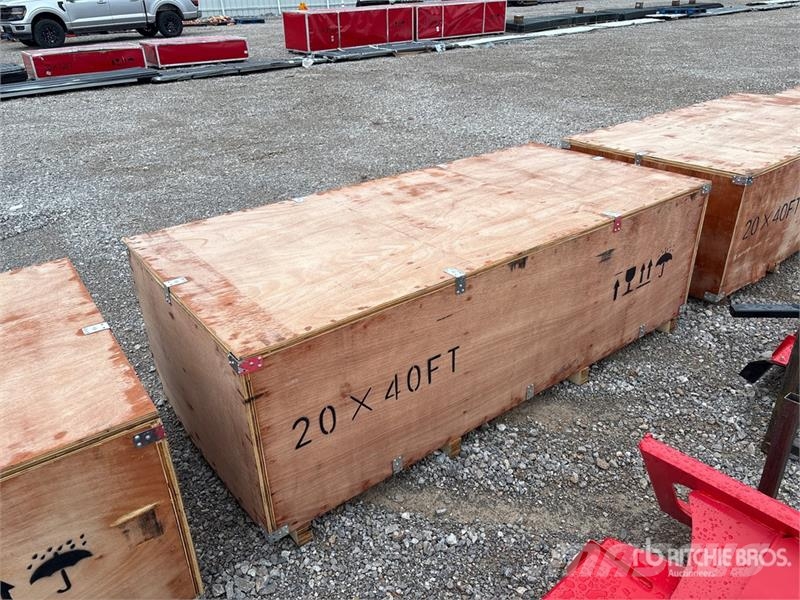  SKLP SK-SC40 20 ft x 40 ft 40 Ft x 20 Ft Carport ( Tērauda karkasa ēkas