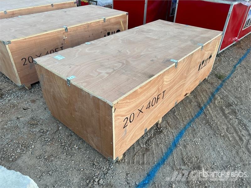  SKLP SK-SC40 20 ft x 40 ft All Steel Carport (Unus 철골 건물