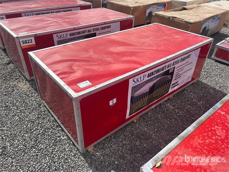 SKLP SK-SC40 20 ft x 40 ft Carport (Unused) Jeklene gradbene konstrukcije