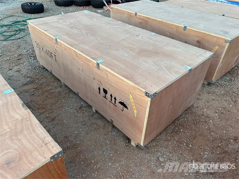  SKLP SK-SC40 20 ft x 40 ft All Steel Carport (Unus 철골 건물