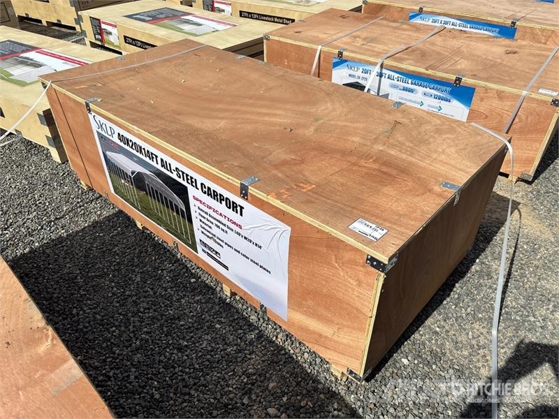  SKLP SK-SC40 20 ft x 40 ft Carport (Unused) Jeklene gradbene konstrukcije