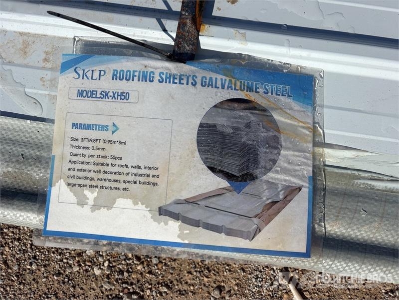 SKLP SK-XH50 3 Ft x 10 Ft Galvalume Steel Sheets ( Csörlők, emelőberendezések és anyagmozgató liftek