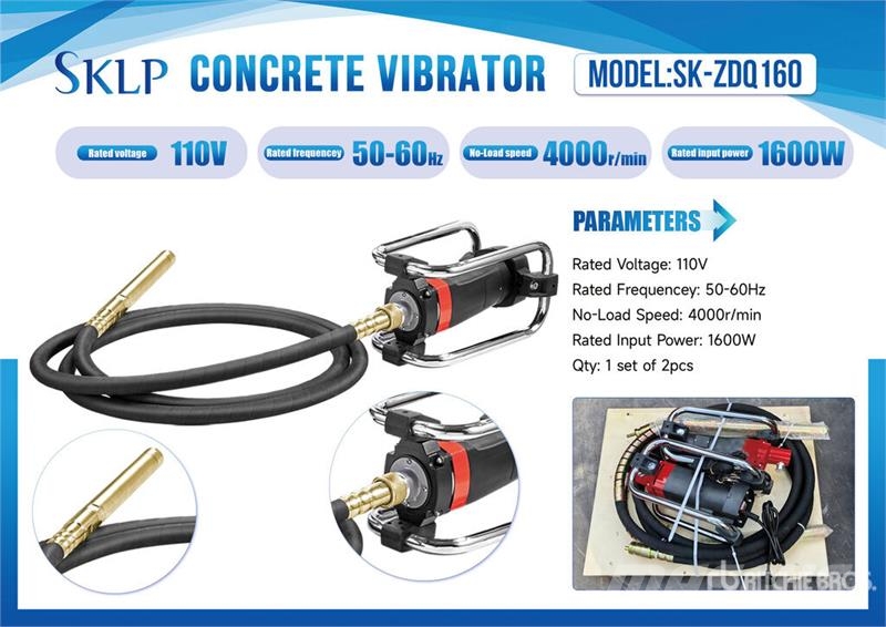  SKLP SK-ZDQ160 Concrete Vibrator (Unused) Placas compactadoras