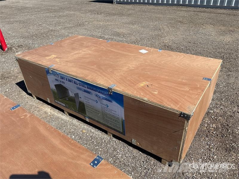  SKLP SK-ZP20 20 ft x 30 ft All-Steel Enclosed Carp Edificación de acero
