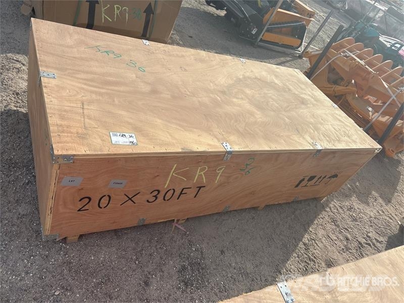 SKLP SK-ZP20 20 ft x 30 ft All-Steel Enclosed Carp Telai in acciaio