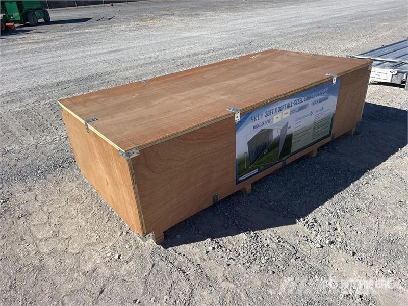  SKLP SK-ZP20 20 ft x 30 ft All-Steel Carport (Unus Stålrammer
