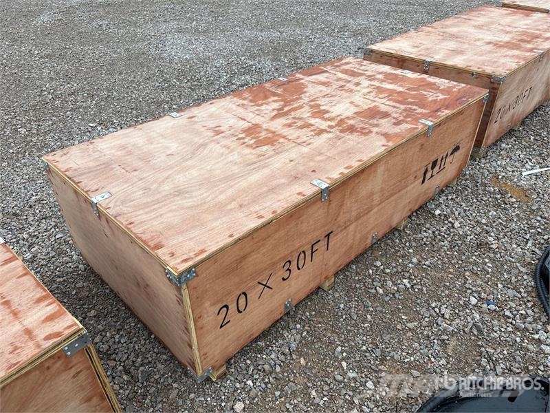  SKLP SK-ZP20 20 ft x 30 ft All-Steel Carport (Unus Tērauda karkasa ēkas