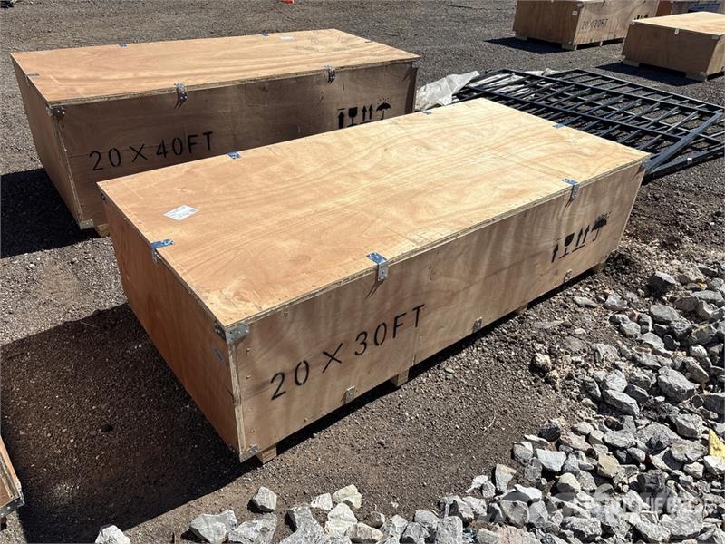  SKLP SK-ZP20 20 ft x 30 ft All-Steel Enclosed Carp Edificación de acero