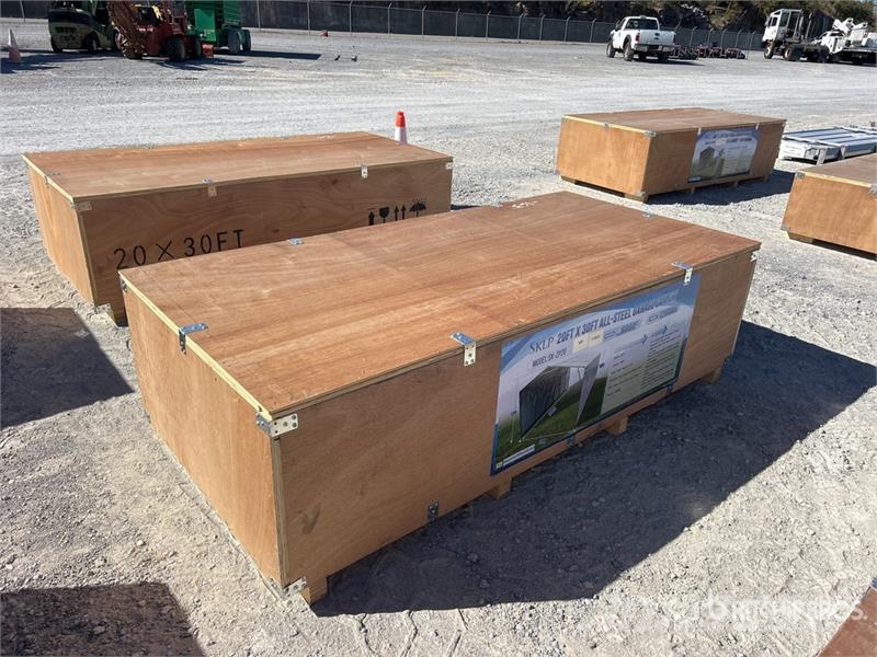 SKLP SK-ZP20 20 ft x 30 ft All-Steel Carport (Unus Stahlrahmenaufbauten