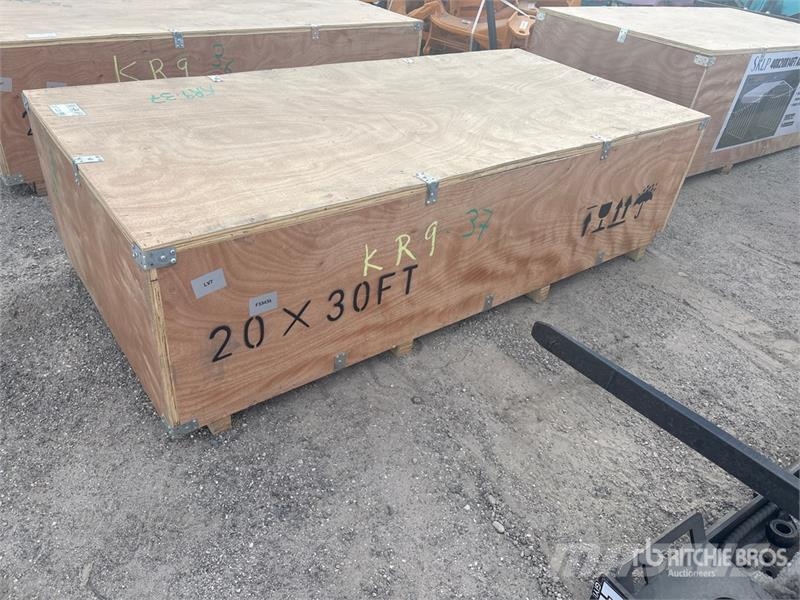  SKLP SK-ZP20 20 ft x 30 ft All-Steel Enclosed Carp Telai in acciaio