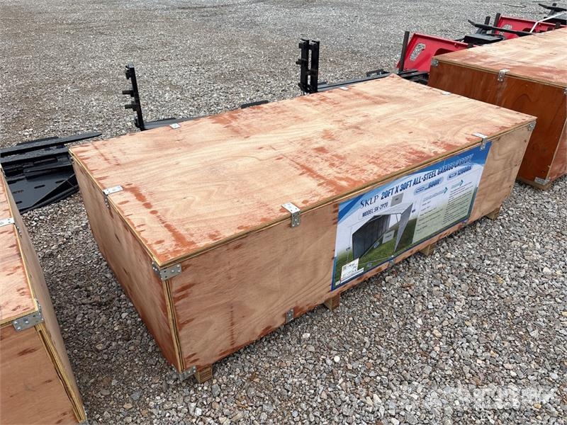  SKLP SK-ZP20 20 ft x 30 ft All-Steel Carport (Unus Tērauda karkasa ēkas