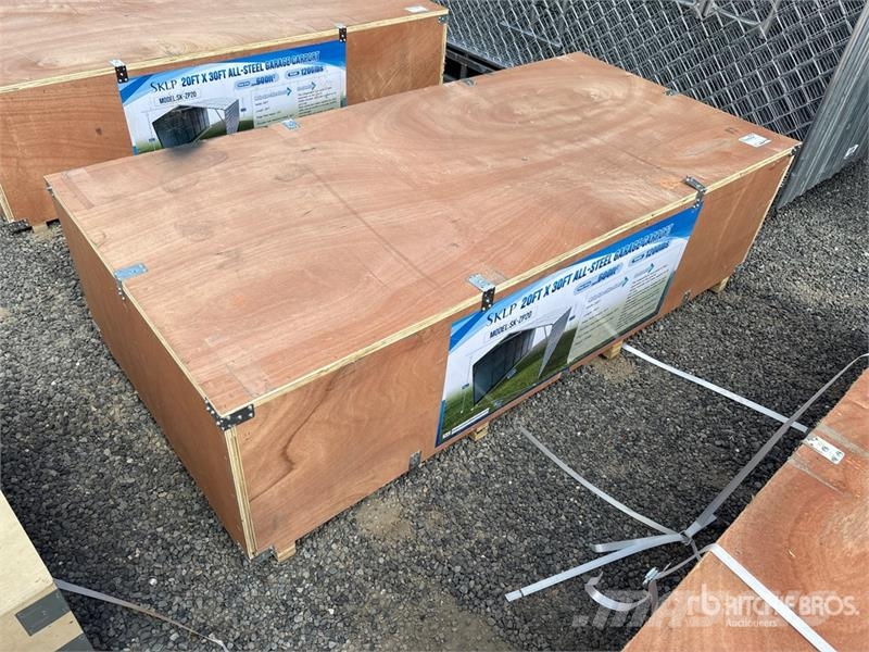  SKLP SK-ZP20 20 ft x 30 ft All-Steel Carport (Unus Jeklene gradbene konstrukcije