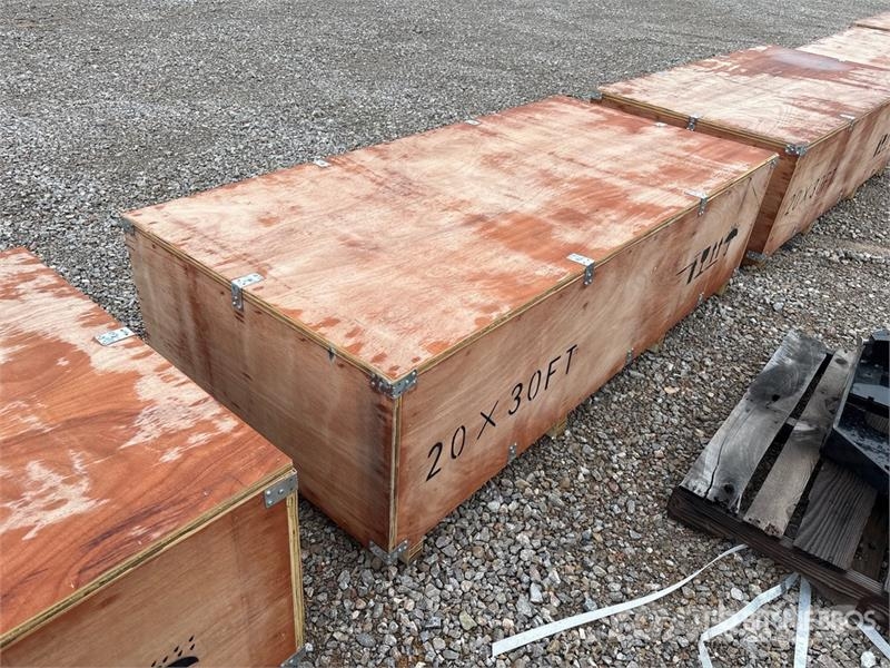  SKLP SK-ZP20 20 ft x 30 ft All-Steel Carport (Unus Tērauda karkasa ēkas