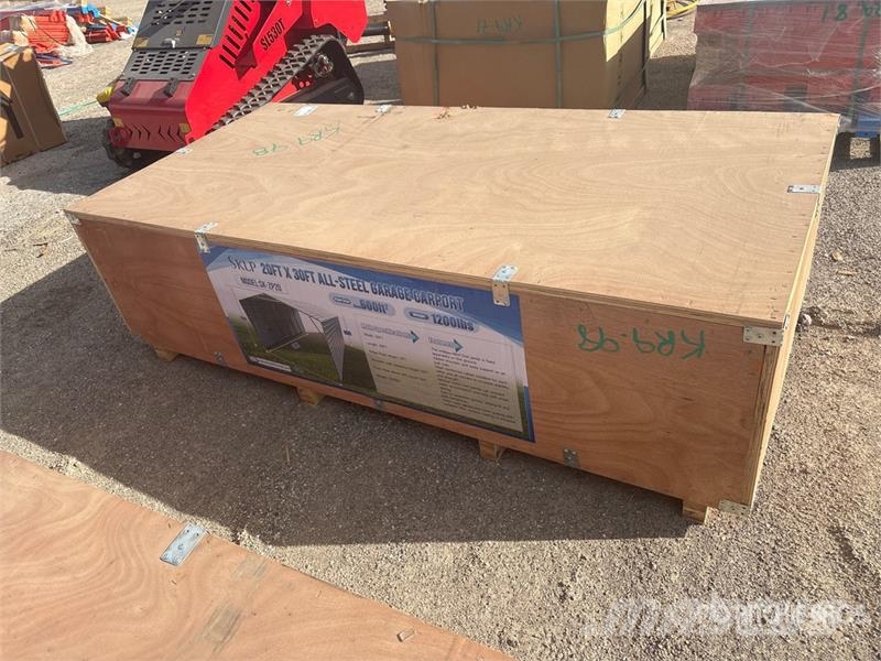 SKLP SK-ZP20 20 ft x 30 ft All-Steel Enclosed Carp Telai in acciaio