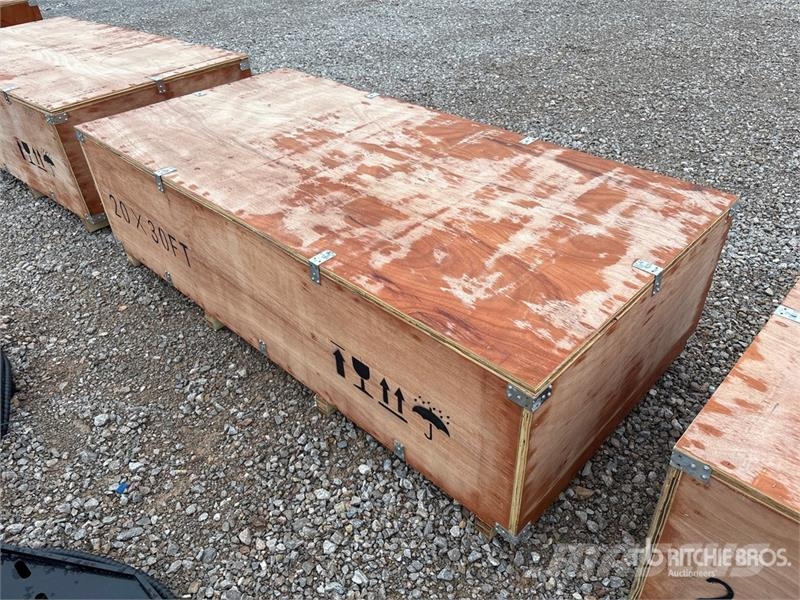  SKLP SK-ZP20 20 ft x 30 ft All-Steel Carport (Unus Tērauda karkasa ēkas