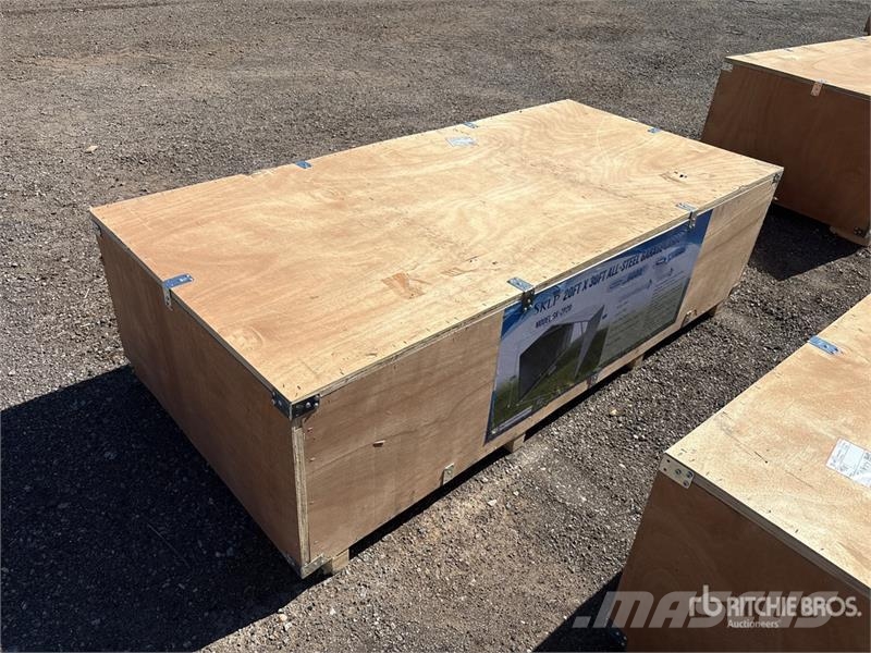  SKLP SK-ZP20 20 ft x 30 ft All-Steel Enclosed Carp Edificación de acero