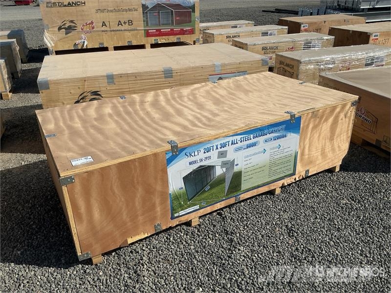 SKLP SK-ZP20 20 ft x 30 ft All-Steel Enclosed Carp Telai in acciaio