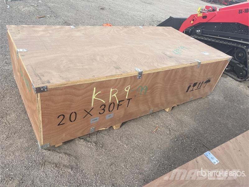 SKLP SK-ZP20 20 ft x 30 ft All-Steel Enclosed Carp Telai in acciaio
