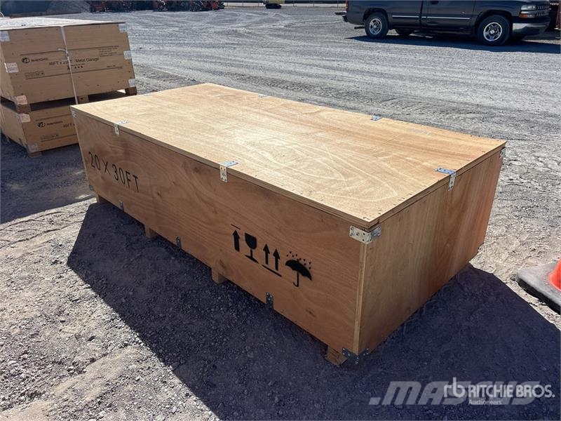 SKLP SK-ZP20 20 ft x 30 ft All-Steel Carport (Unus Stahlrahmenaufbauten