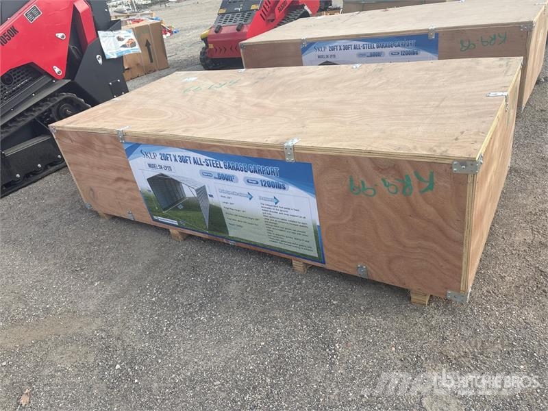 SKLP SK-ZP20 20 ft x 30 ft All-Steel Enclosed Carp Telai in acciaio