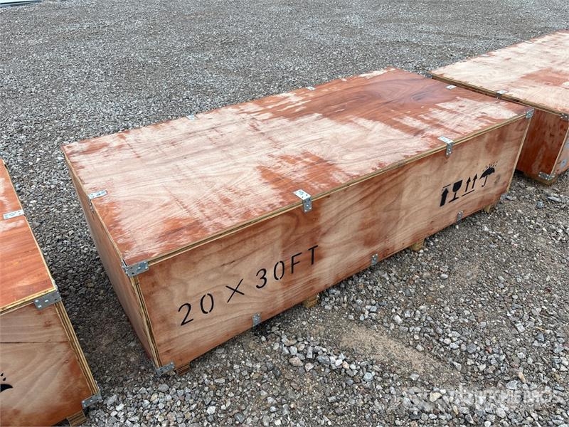  SKLP SK-ZP20 20 ft x 30 ft All-Steel Carport (Unus Tērauda karkasa ēkas