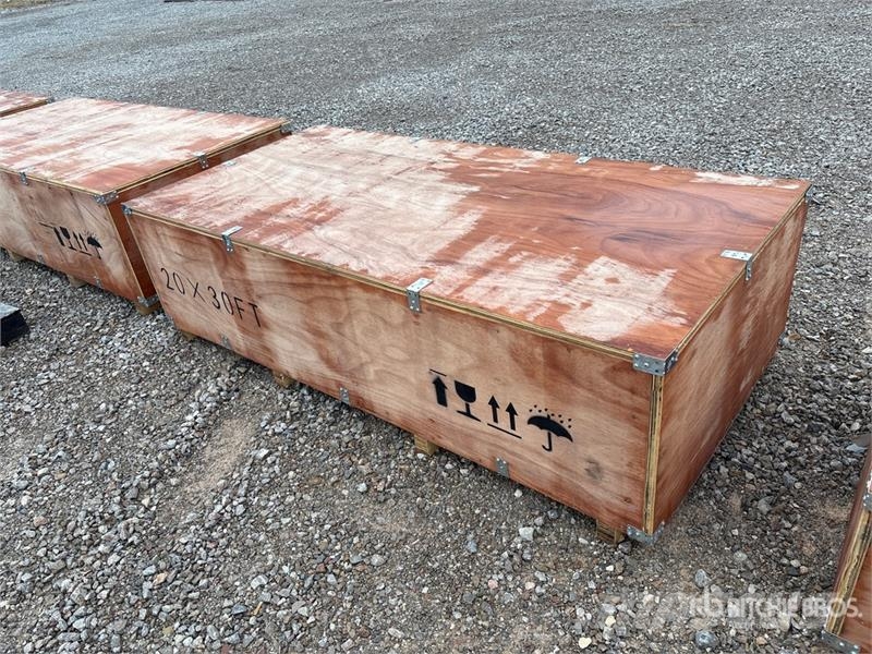  SKLP SK-ZP20 20 ft x 30 ft All-Steel Carport (Unus Tērauda karkasa ēkas