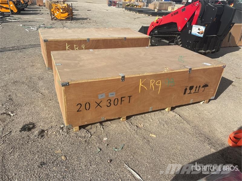  SKLP SK-ZP20 20 ft x 30 ft All-Steel Enclosed Carp Telai in acciaio