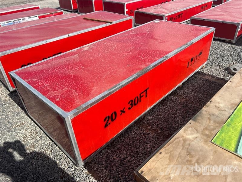 SKLP SK-ZP20 20 ft x 30 ft Carport (Unused) 철골 건물