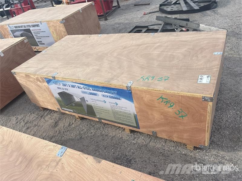  SKLP SK-ZP20 20 ft x 30 ft All-Steel Enclosed Carp Telai in acciaio