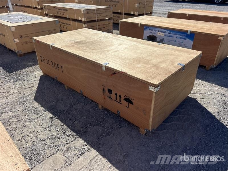  SKLP SK-ZP20 20 ft x 30 ft All-Steel Carport (Unus Stahlrahmenaufbauten