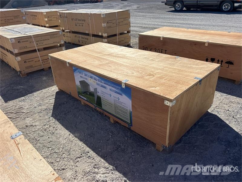 SKLP SK-ZP20 20 ft x 30 ft All-Steel Carport (Unus Stahlrahmenaufbauten