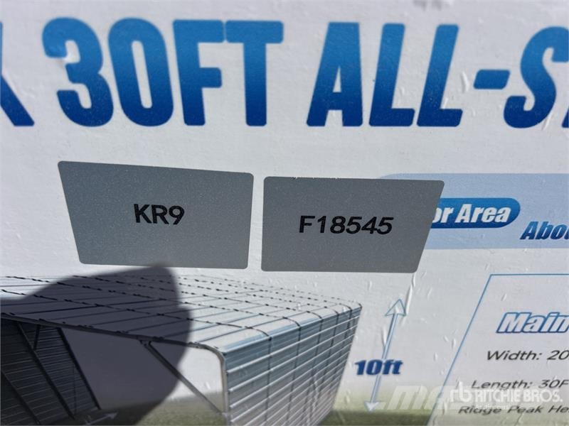  SKLP SK-ZP20 20 ft x 30 ft All-Steel Carport (Unus Stahlrahmenaufbauten