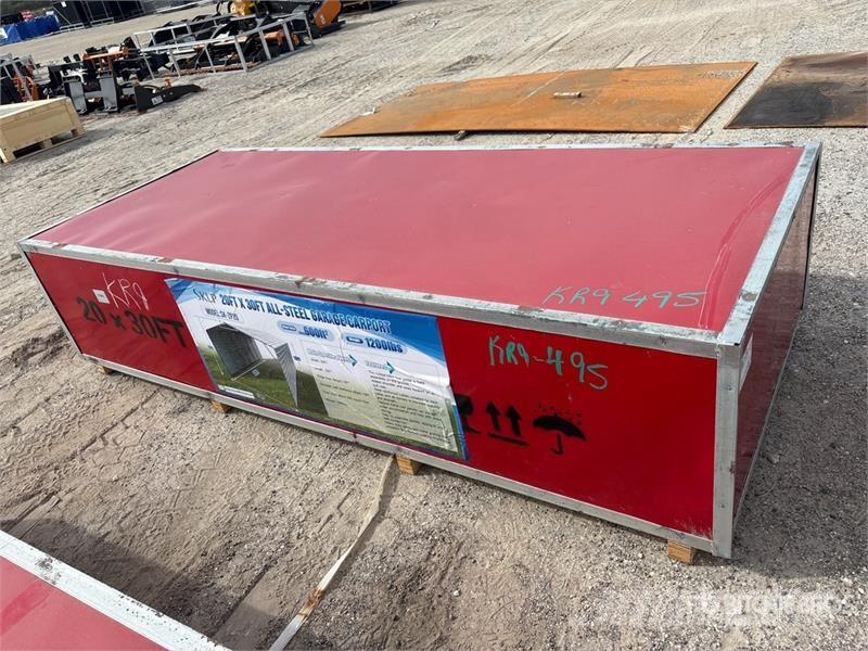 SKLP SK-ZP20 All-Steel Carport (Unused) Steel frame buildings