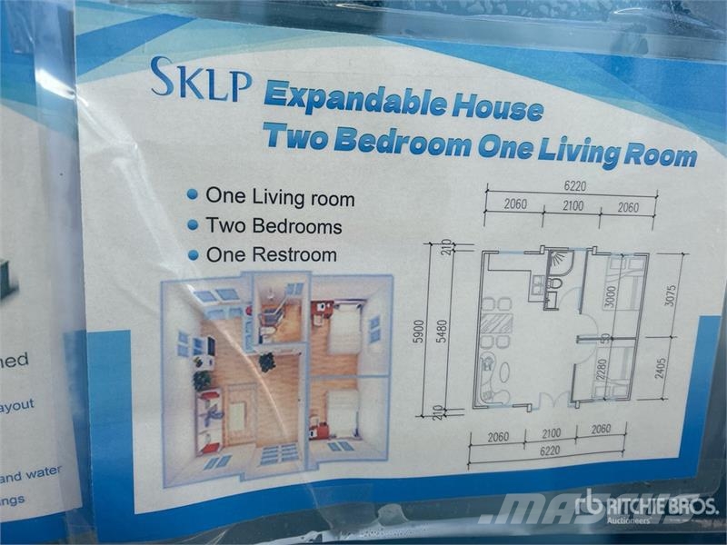  SKLP SK37 19 ft x 20 ft Expandable House (Unused) مقطورات أخرى