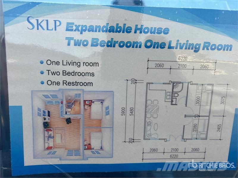  SKLP SK37 19 ft x 20 ft Expandable House (Unused) مقطورات أخرى