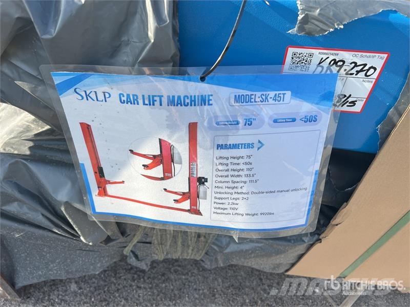  SKLP SK45T 2 Post 9920 lb Vehicle Lift (Unused) Építőipar - Egyebek