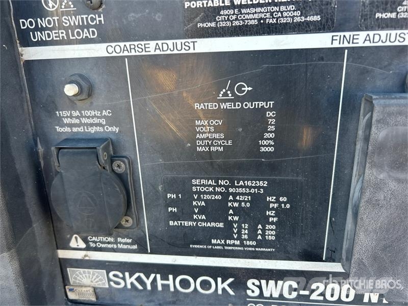 Skyhook SWC-200 200 A Engine Driven Welder Heggesztő berendezések
