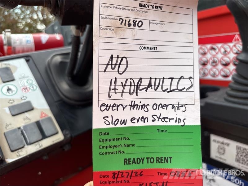 SkyJack SJ843TH Telehandler (Inoperable) مناولات متداخلة
