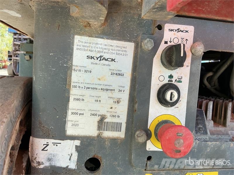SkyJack SJIII3219 Electric Scissor Lift Elevadores de tesoura