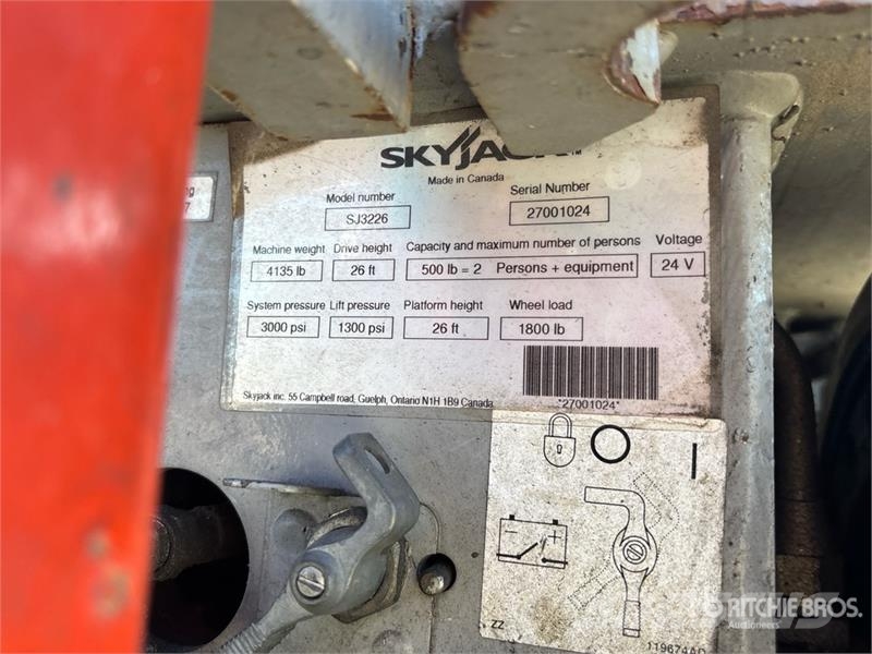SkyJack SJIII3226 Electric Scissor Lift رافعات مقصية الشكل