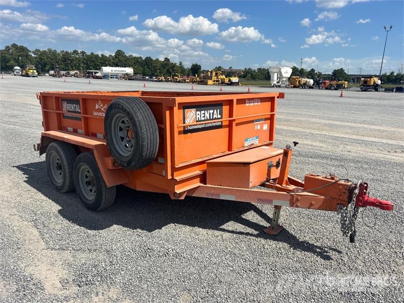 Snake DMP610 10 ft T/A Dump Utility Trailer Bañera