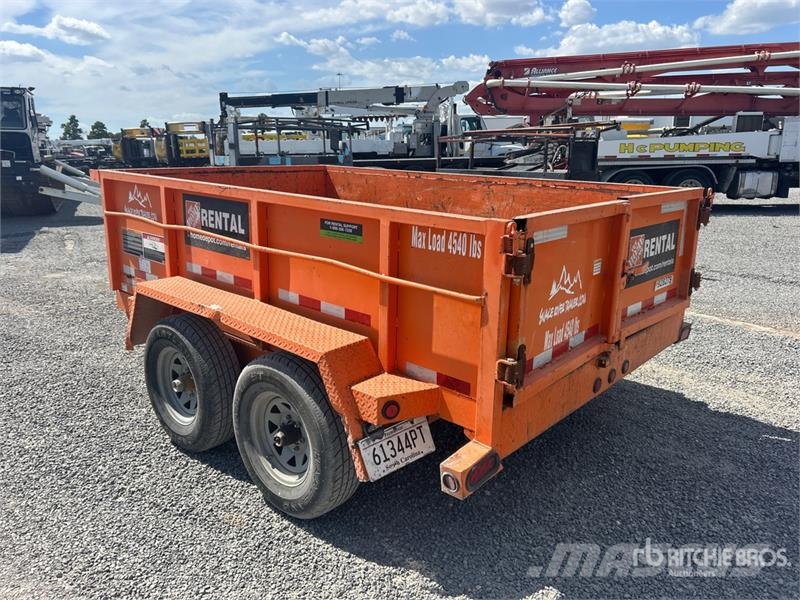 Snake DMP610 10 ft T/A Dump Utility Trailer Bañera