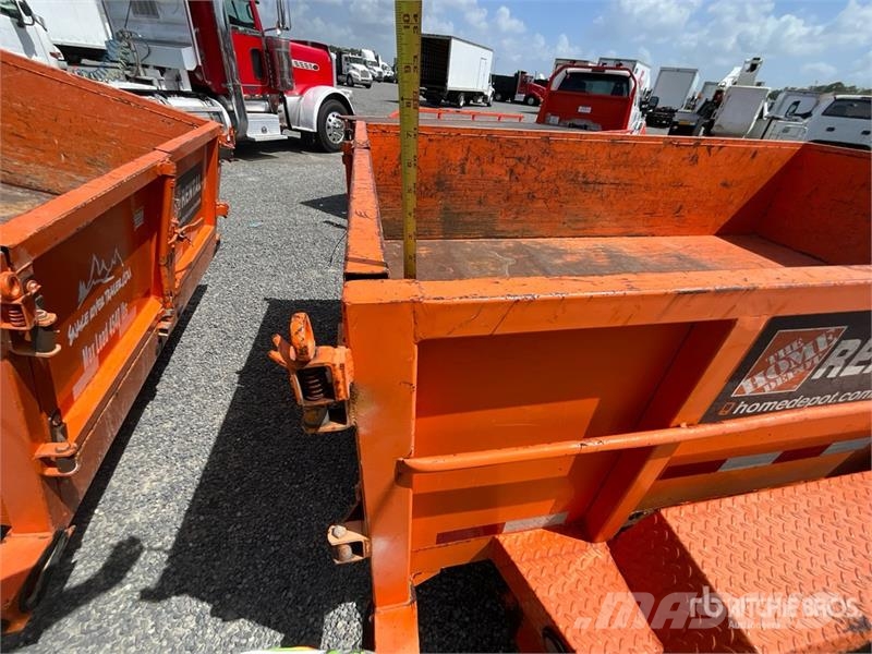 Snake DMP610 10 ft T/A Dump Utility Trailer Savivartės priekabos