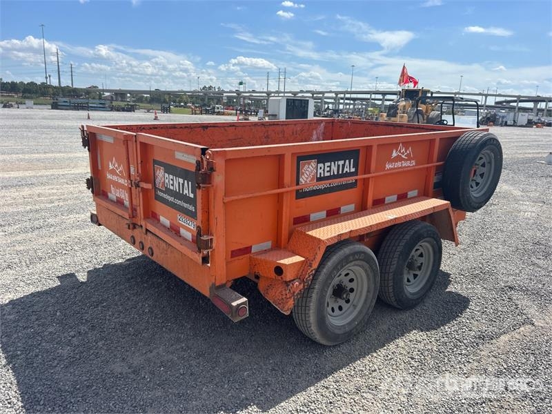 Snake DMP610 10 ft T/A Dump Utility Trailer Bañera