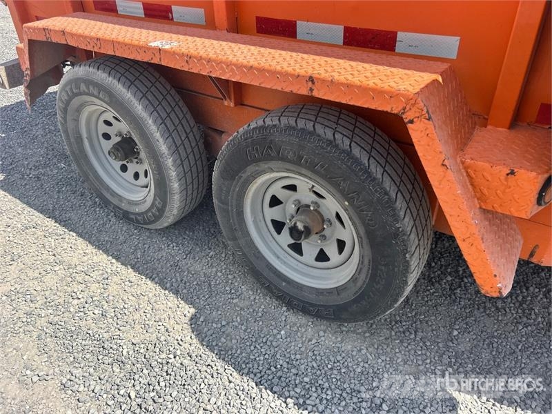 Snake DMP610 10 ft T/A Dump Utility Trailer Bañera